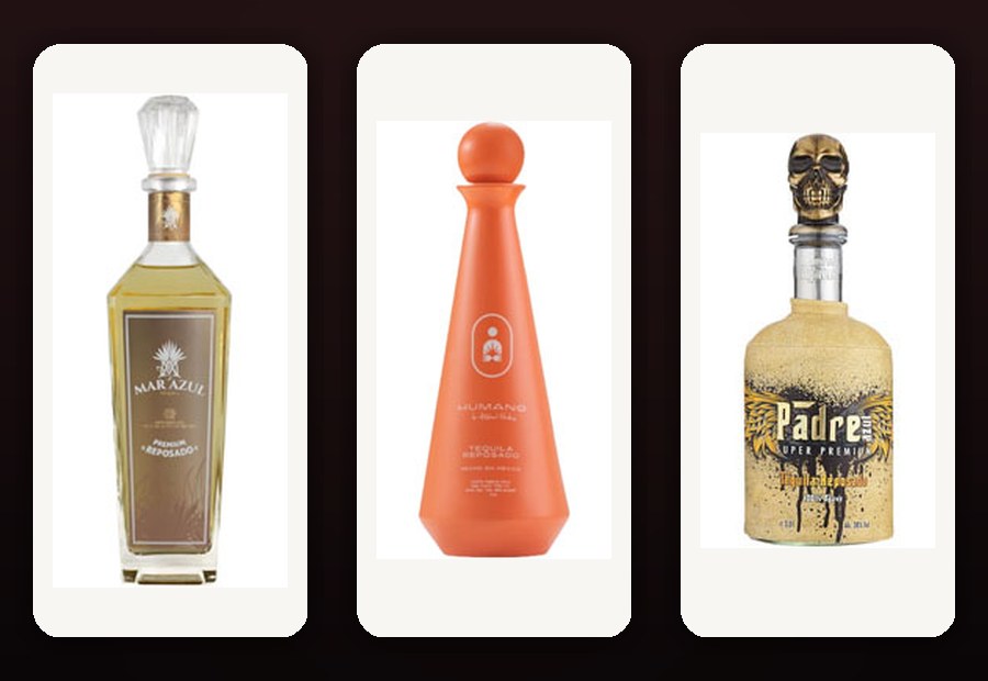 Double Gold and Gold medal reposado tequila winners from the blind tasting